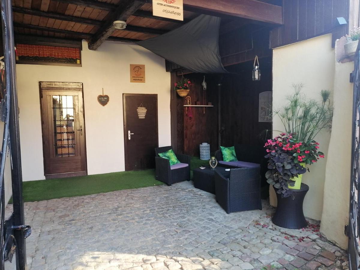 Gites Aux Fines Bulles D'Alsace Spa Privatif En Supplement Bergheim Exterior photo